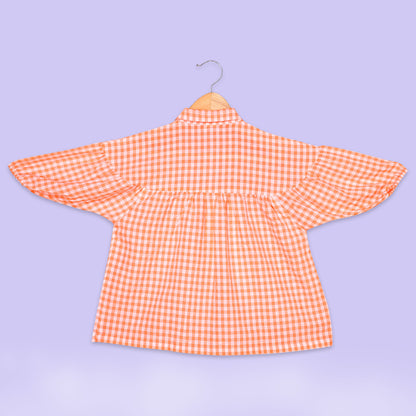 KOPA Seersucker Checks Shirt Dress